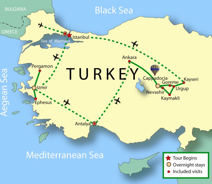 Affordable Turkey Istanbul Izmir Ephesus Pergamon Cappadocia And